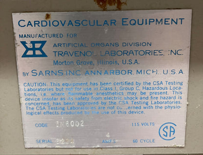 SARNS INC TRAGBARE HERZPUMPE 5M6002 