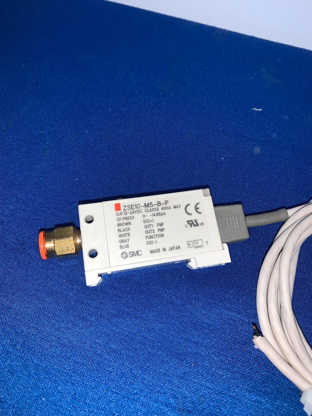 Pressostat numérique SMC ZSE10-M5-BP