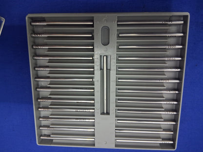 DELTRONIC TENTH PLUG GAUGES, TP25 1695  0.1683-0.1707 PIN GAUGE SET 25 PIECE