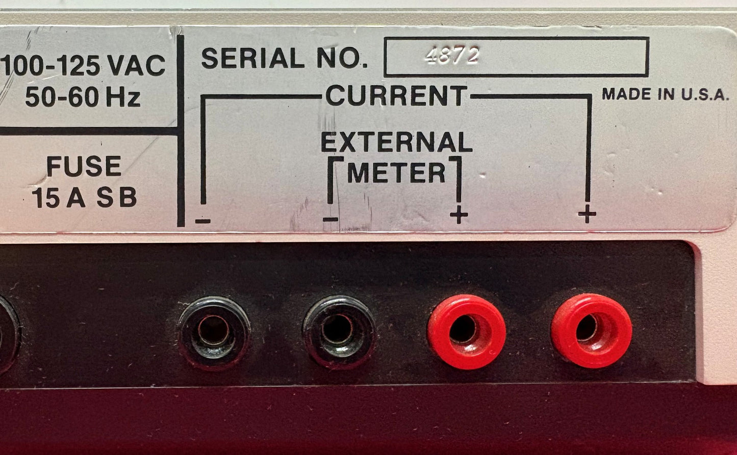 DYNATECH NEVADA 231D SAFETY ANALYZER 100-125 VAC 50-60HZ SN 4872