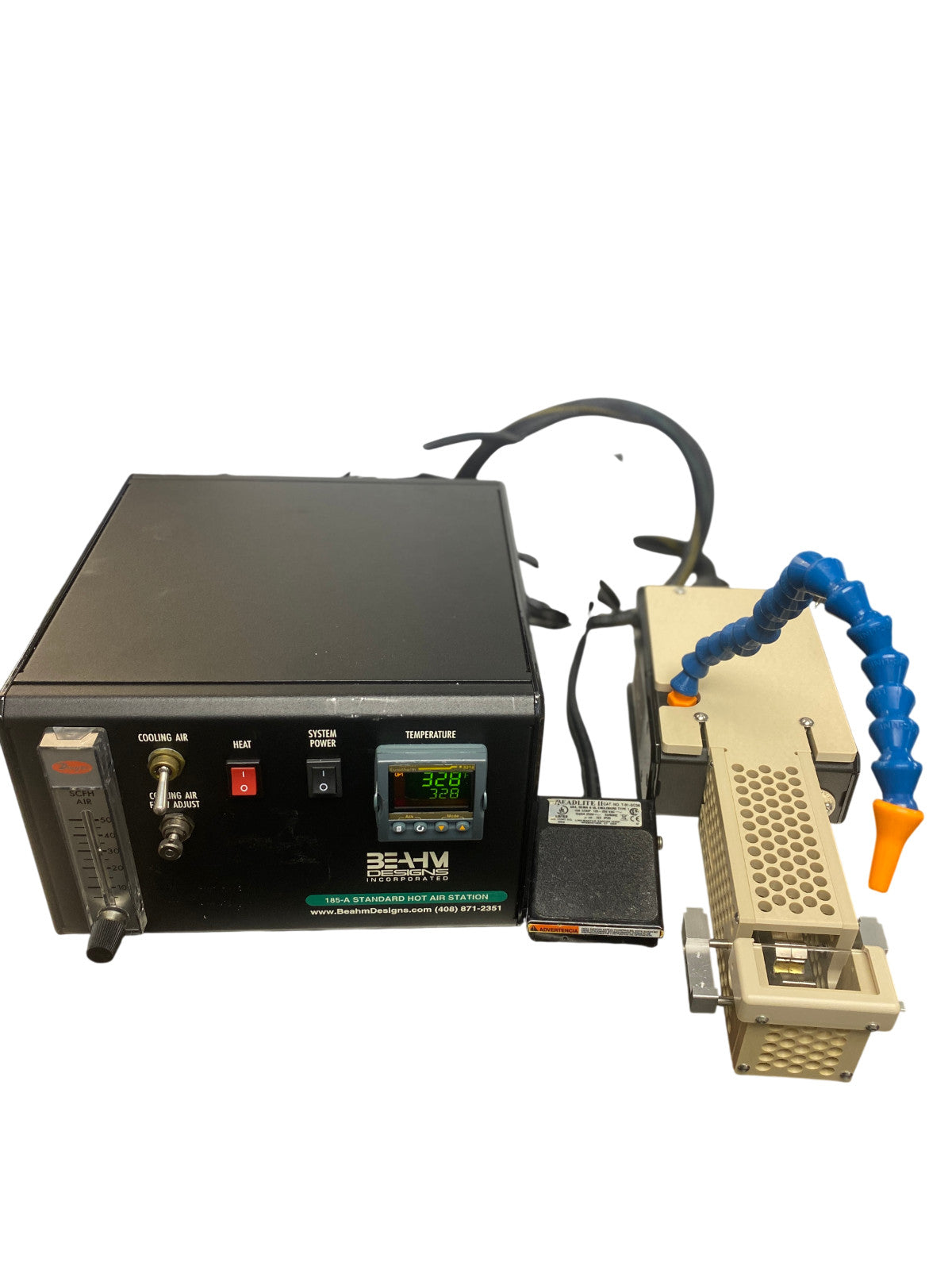 Beahm 185-A STANDARD HOT AIR STATION/ HOT AIR BOX/ HOT BOX /TESTED/WORKS