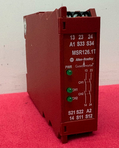 Allen Bradley AB GUARDMASTER MSR126.1T 440R-N23114 SER A SAFETY RELAY