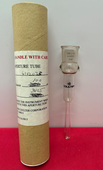 BECKMAN COULTER COUNTER APERTURE ORIFICE TUBE DIAMETER 100 u m PART NO. 6102033