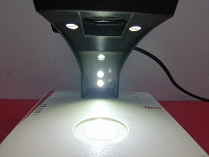 LEICA EZ4 8-35X MAGNIFICATION STEREO MICROSCOPE TOP AND BOTTOM LED PARTS/ REPAIR