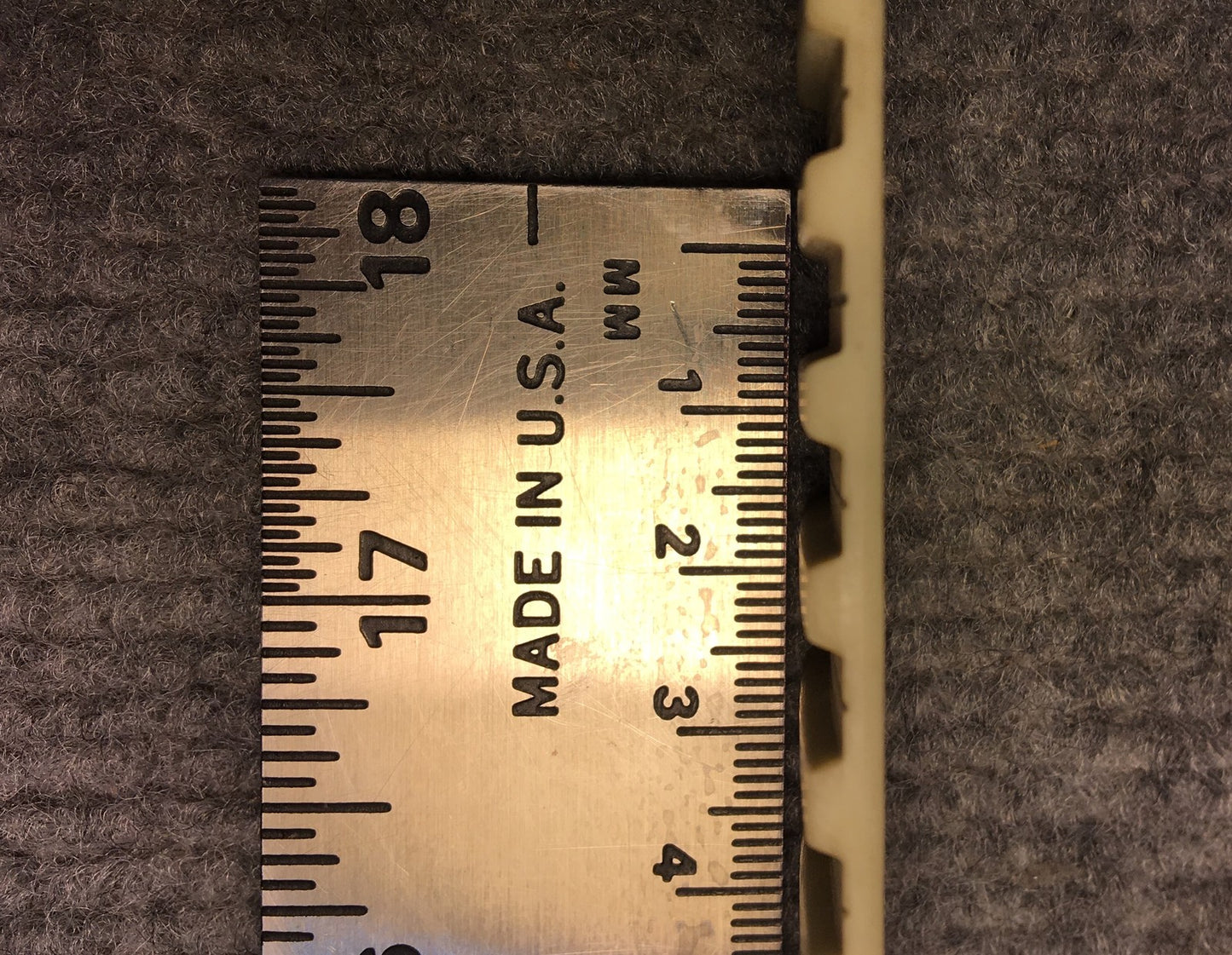 Menge 2 - Zahnriemen aus Polyurethan - jeweils ca. 26 Fuß lang 