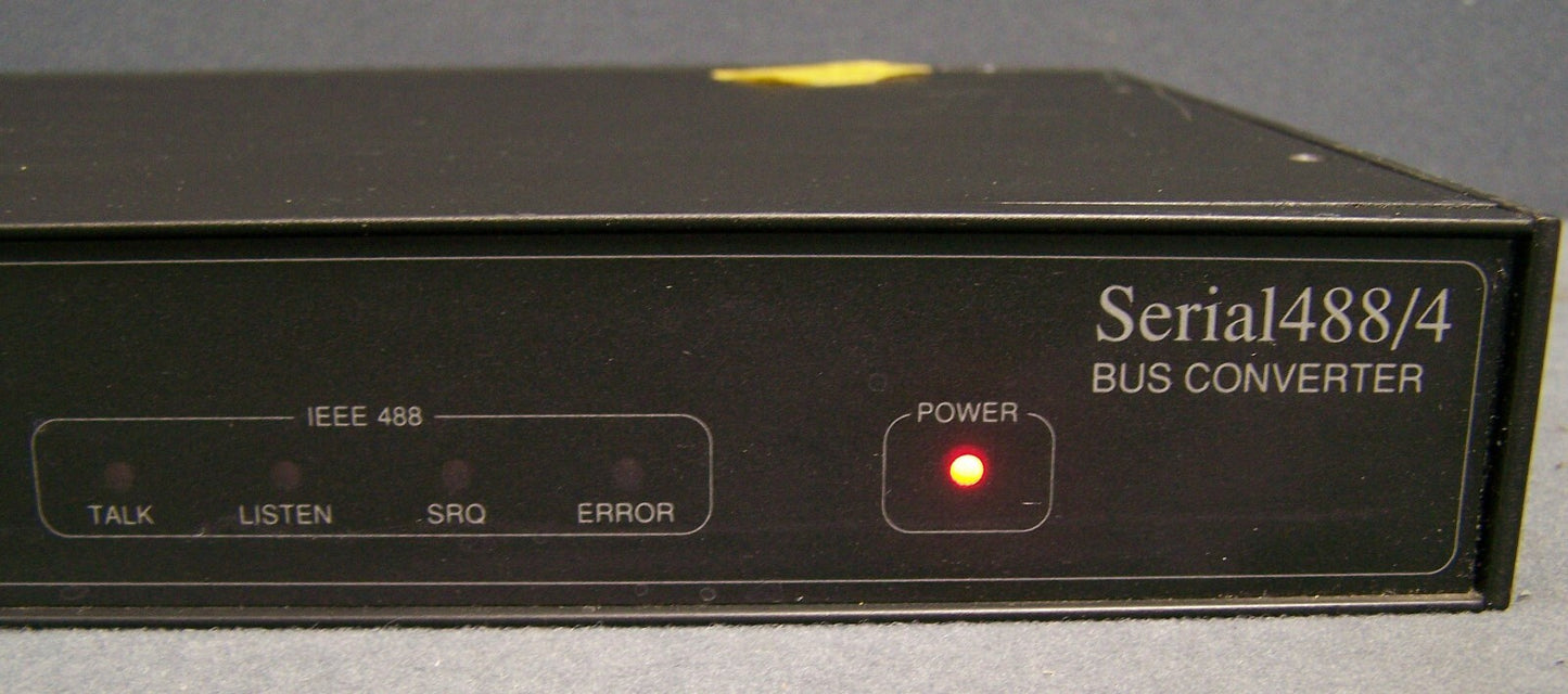IO TECH シリアル 488/4 バス コンバータ IEEE 488 SN 055734