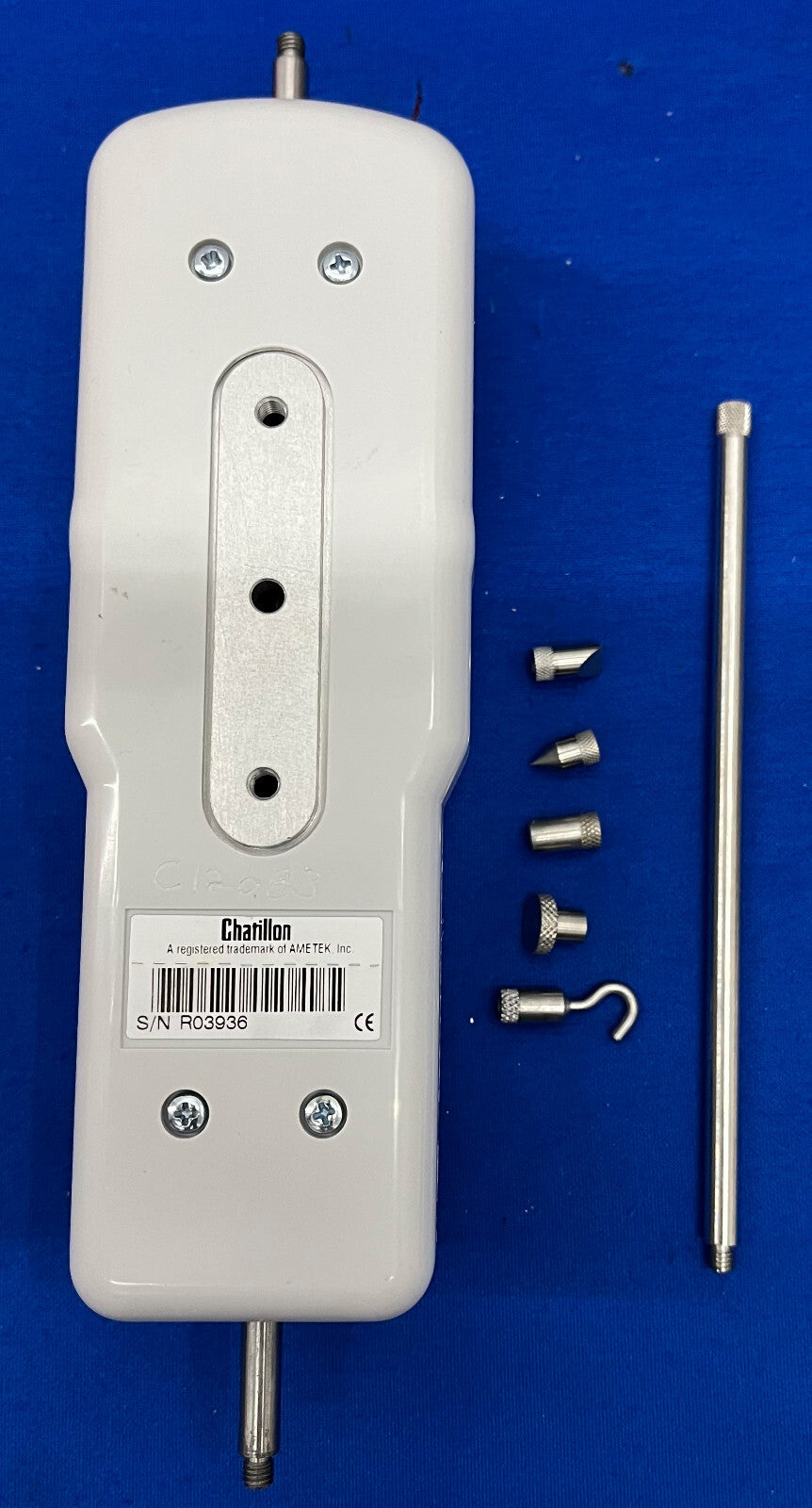 MEDIDOR DE FUERZA DE TENSIÓN MECÁNICO CHATILLON AMETEK LG-005 5 LB MÁXIMO