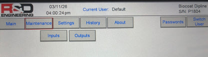 MAPLE SYSTEMS HMI5150XL OPERATION INTERFACE 15” TOUCHSCREEN 1024x768 RESOLUTION