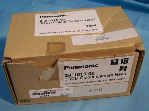 TESTA TELECAMERA A COLORI PANASONIC 1/3" 3 CCD COLOR Z-E1015-02 NIB
