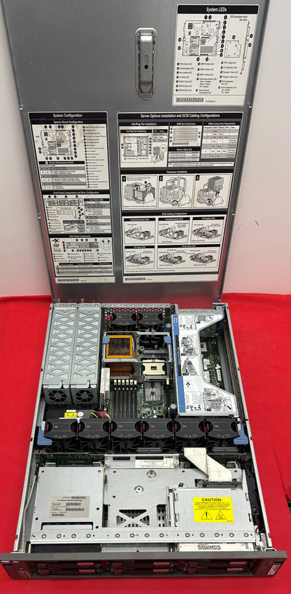HP PROLIANT DL380 6 SLOT FOR HD 6 GB HOT SWAP - NO HD - NO MEMORY - PARTS/REPAIR