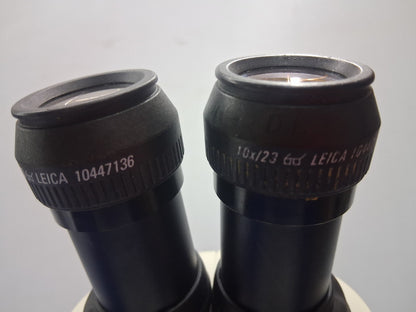 LEICA S4E STEREO ZOOM MICROSCOPE 6.3 -30 X MAGNIFICATION WITH STAND & LED LIGHT