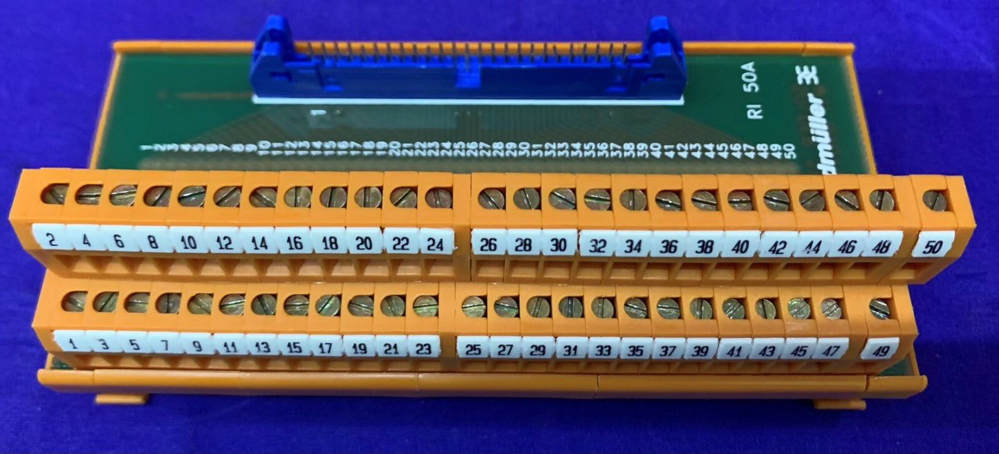 Weidmuller 914898 RI-50A / RI 50A Din Rail Mount, HOLD DOWN CABLE CLIP MISSING