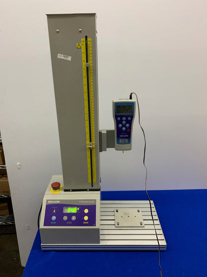 DILLON GTS1000 MOTORISIERTER PRÜFSTAND, MIT DILLON GS 50N X 0,02 N LASTZELLE