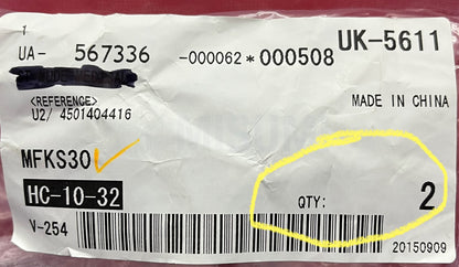 1 paquet de 2 - Bague sans huile MISUMI MFKS30 avec boîtier en alliage de laiton à bride