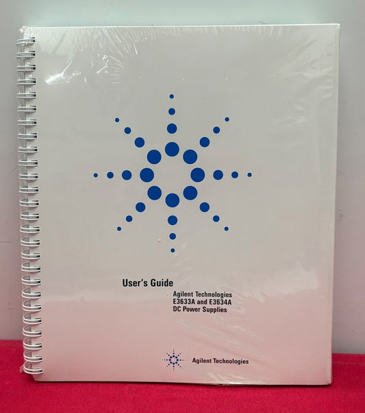 AGILENT USER & SERVICE GUIDE E3633A & E3634A DC POWER SUPPLY E3634-90000