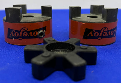 LOVEJOY 1 SET - QTE 2 L-095 .500 ACCOUPLEMENT À MÂCHOIRES avec QTE 1 L-090 L-095