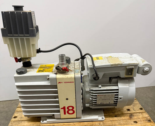 Edwards E1M18 VACUUM PUMP G1946-80006 A34324904 FOR PARTS / REPAIR