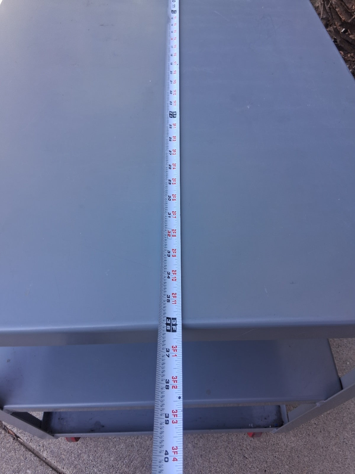 LITTLE GIANT 24" X 36" 3 SHELF  WELDED INDUSTRIAL STEEL UTILITY / SERVICE CART