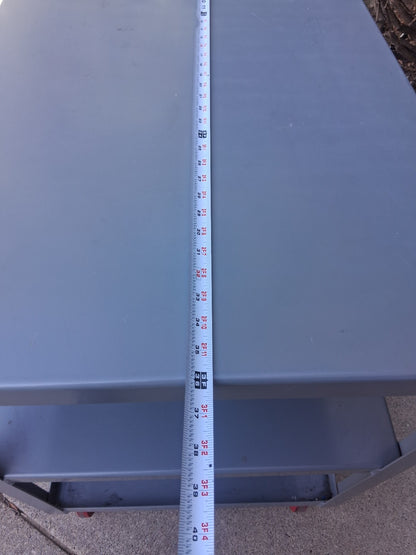 LITTLE GIANT 24" X 36" 3 SHELF  WELDED INDUSTRIAL STEEL UTILITY / SERVICE CART