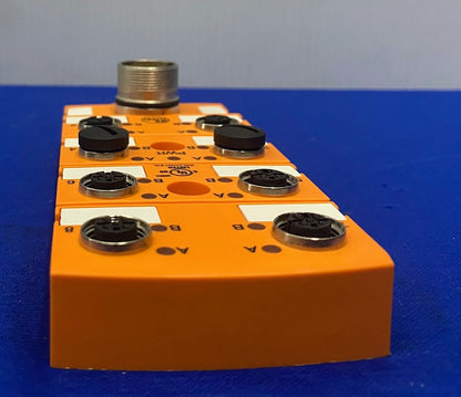 IFM EBC012 SPLITTER BOX/WIRING BLOCK M12 8 CONNECTOR OPENING
