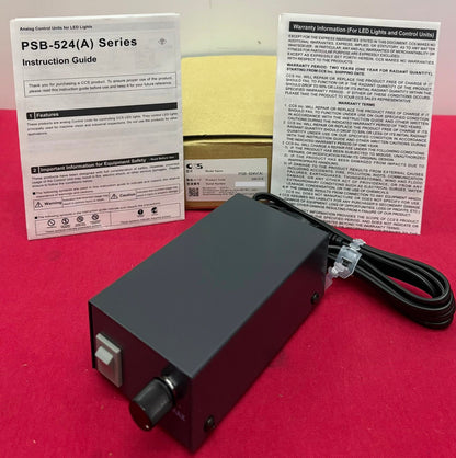 CCS PSB-524V(A) MACHINE VISION LIGHT SOURCE CONTROLLER POWER SUPPLY FOR CCS LED