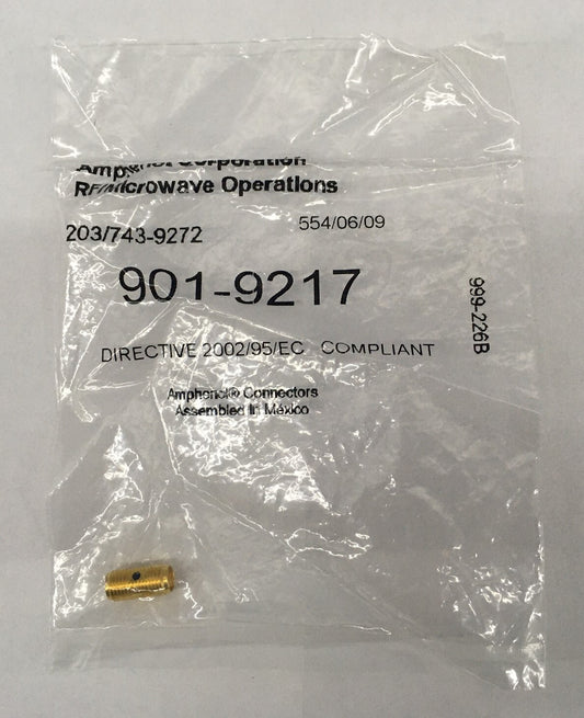 AMPHENOL ® コネクタ 901-9217 シリーズ STRT ジャック-ジャック GLD RF アダプタ