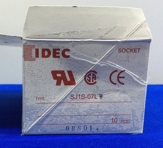 1 パッケージ 10 個入り IDEC SJ1-07L 5 ポジション DIN レール リレー ソケット
