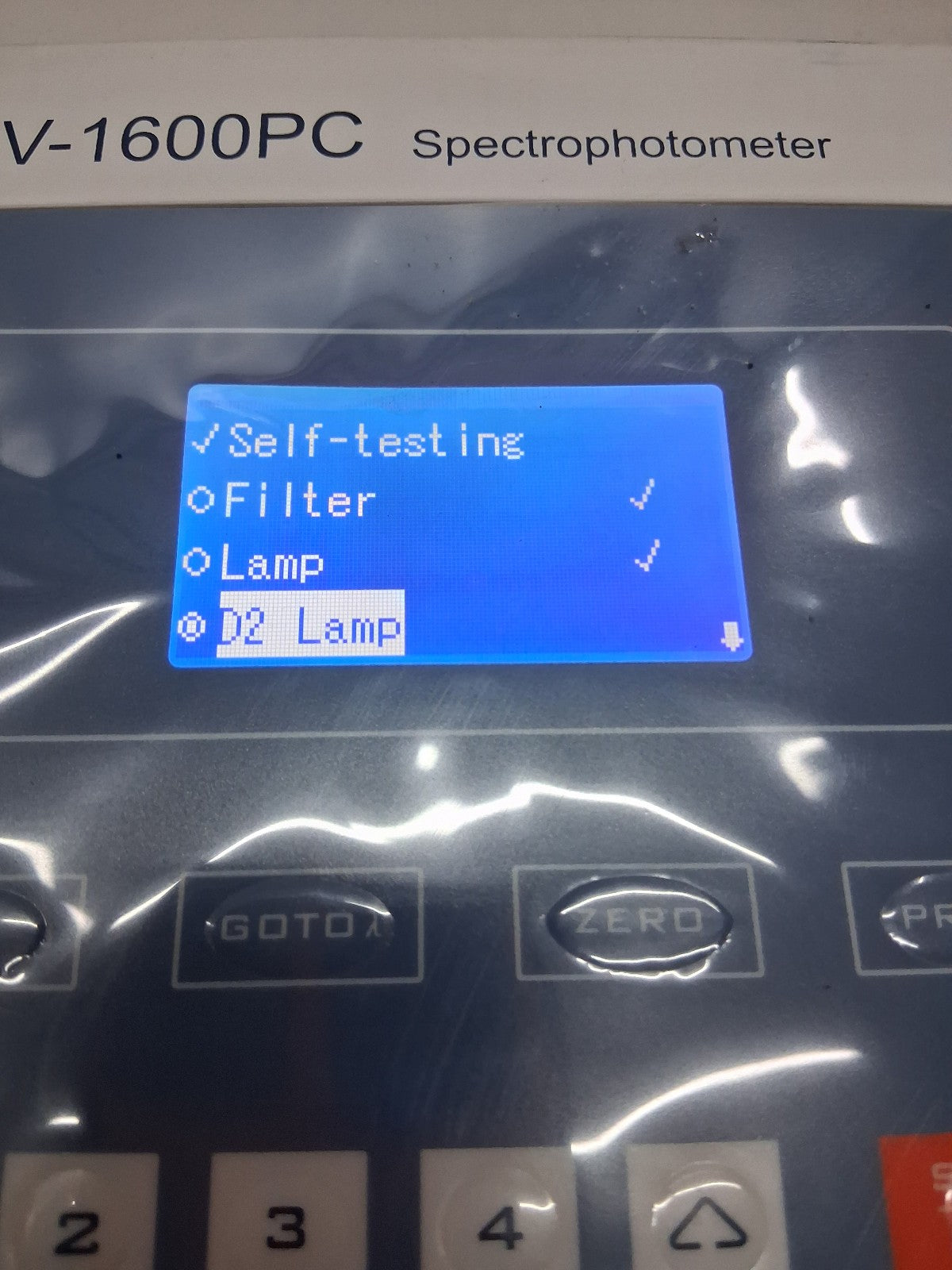 VWR UV-1600PC SPECTROPHOTOMETER 110 V AC 120 W 60 HZ 15A TESTED WORKS