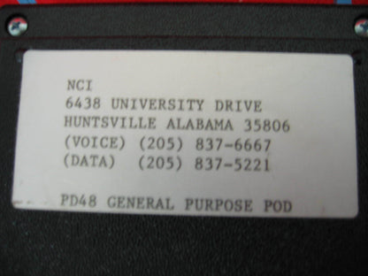 NCI PD48 48 CHANNEL LOGIC POD GENERAL PURPOSE POD