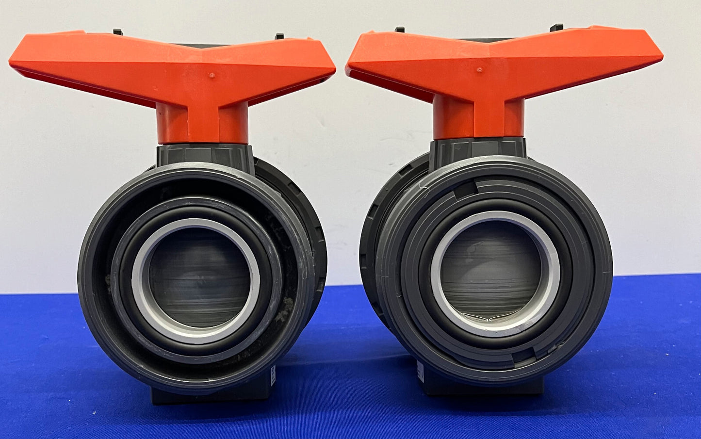 GEORG FISCHER +GF+ TYP 546 2” DN50 PVC-U FPM PN16 BALL VALVE - 1 LOT QTY 2