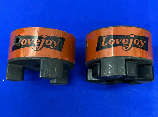 LOVEJOY 1 SET - QTY 2 L-095 .500 JAW COUPLING w/ QTY 1 L-090 L-095