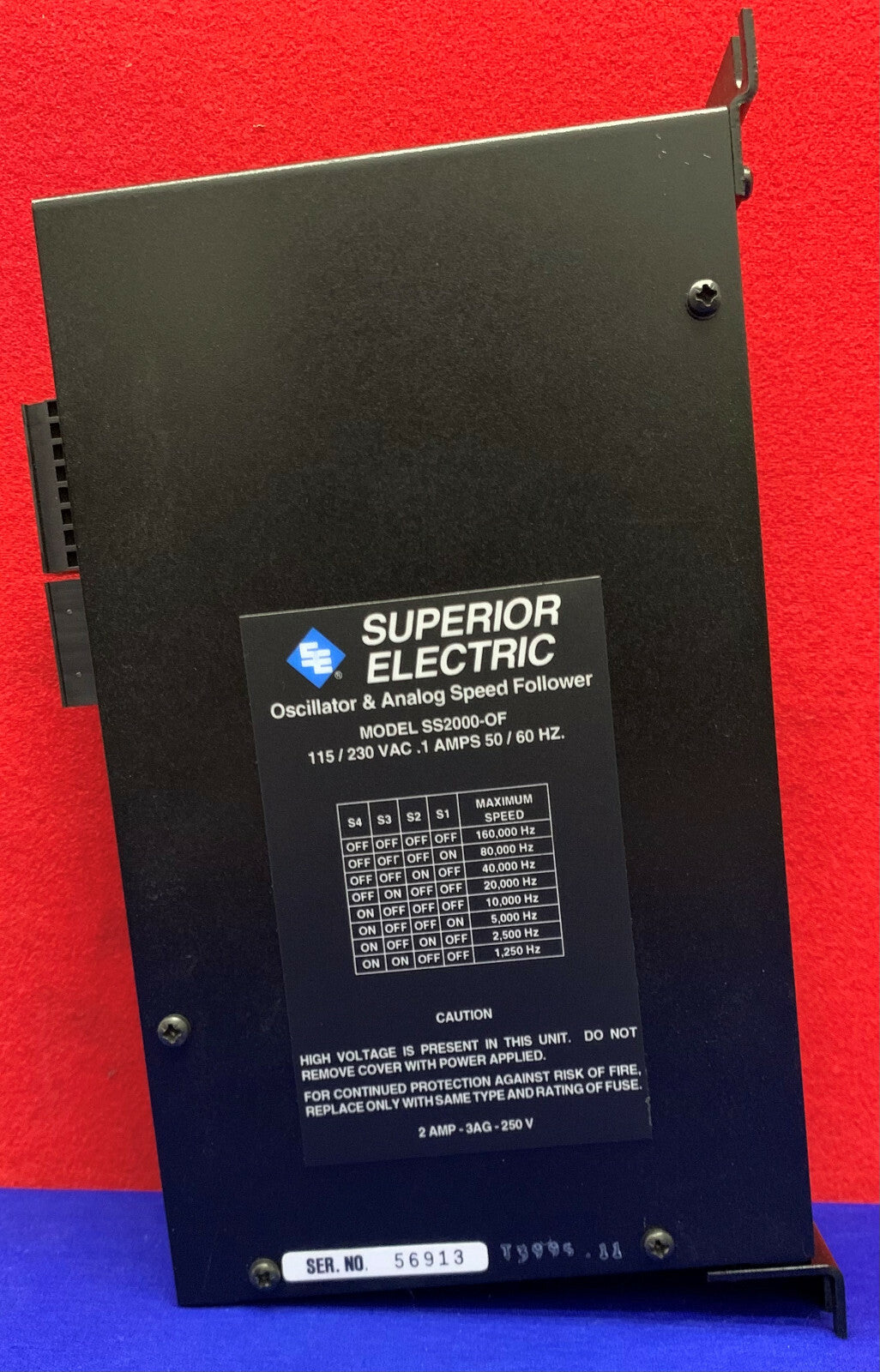 Superior Electric SLO-SYN 2000 SS2000-OF Oszillator und analoger Geschwindigkeitsfolger