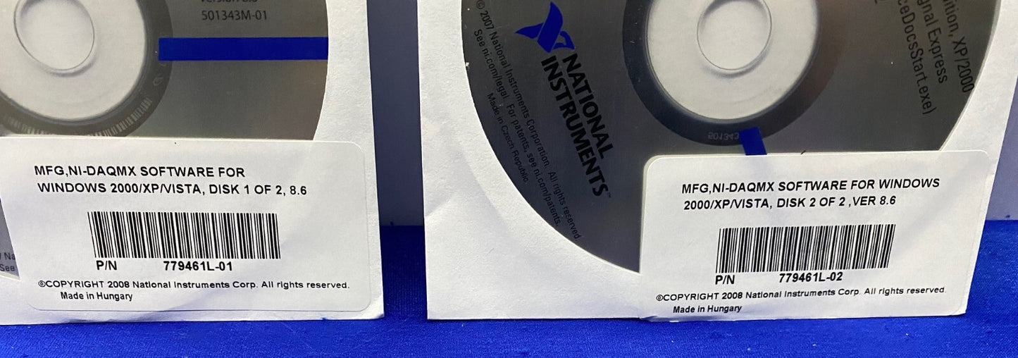 NI NATIONAL INSTRUMENTS NI-DAQmx 779461L SOFTWARE NI-DAQMX PARA WINDOWS