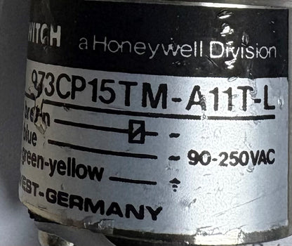 HONEYWELL PROXIMITY SWITCH MICROSWITCH 973CP15TM-A11T-L 973CP - FOR PARTS/REPAIR