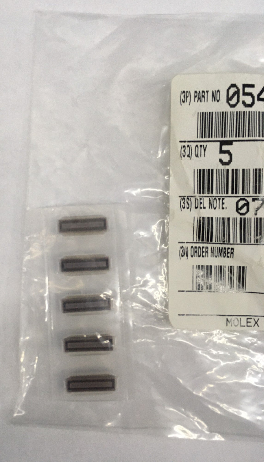 1 CONFEZIONE DA 5 MOLEX 0546840608 / 546840608 SLIMSTACK PRESA SCHEDA-SCHEDA