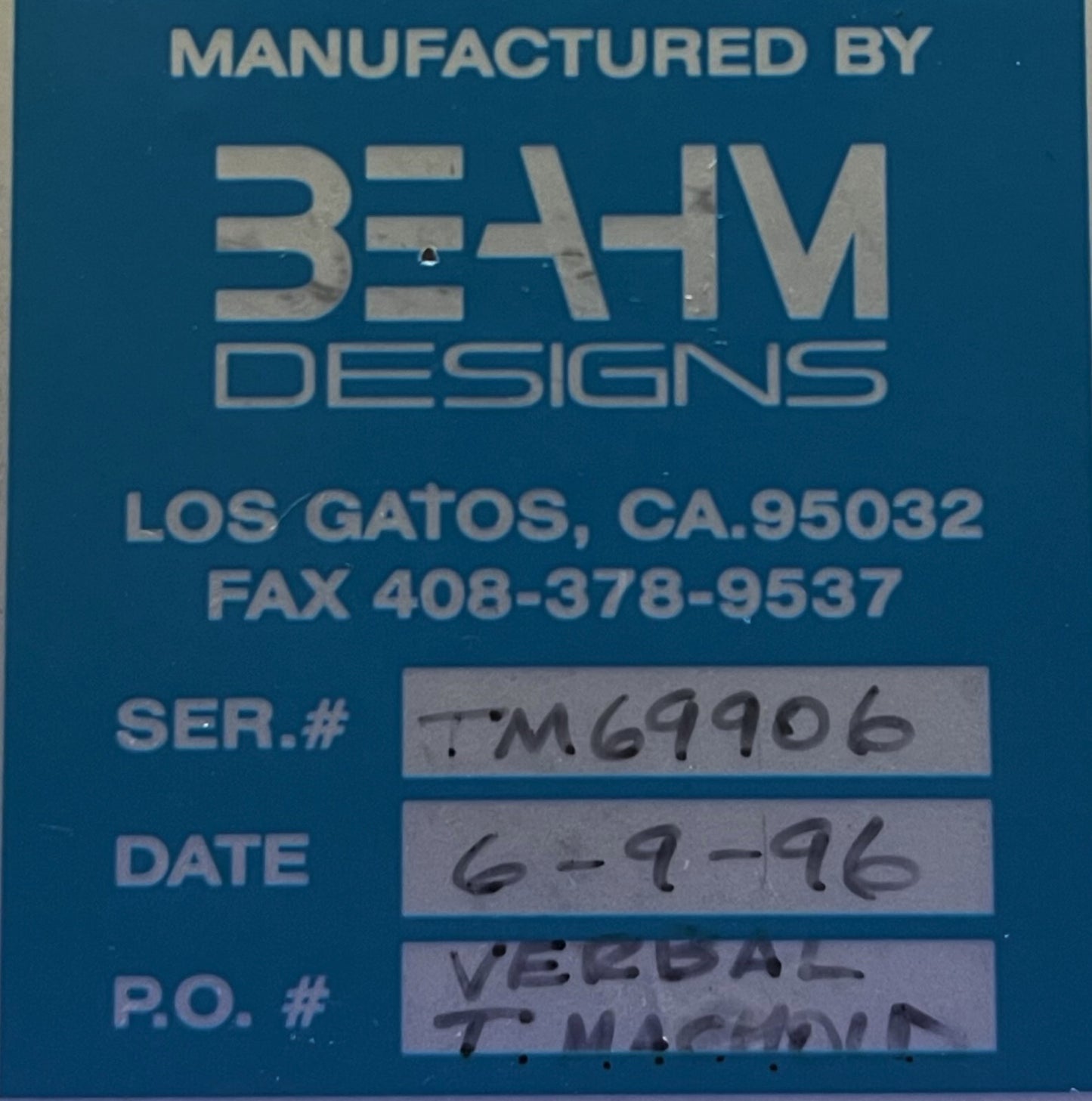 BEAHM DESIGN 210A Heißluftstation/Heißluftbox Artikel ist gebraucht/getestet/funktioniert