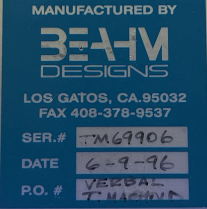 BEAHM DESIGN 210A Heißluftstation/Heißluftbox Artikel ist gebraucht/getestet/funktioniert