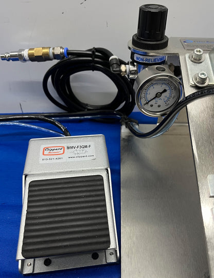 クリーンルームデバイス CRD200 チューブエキスパンダー（ステンレススチールベース＆ペダル付き）
