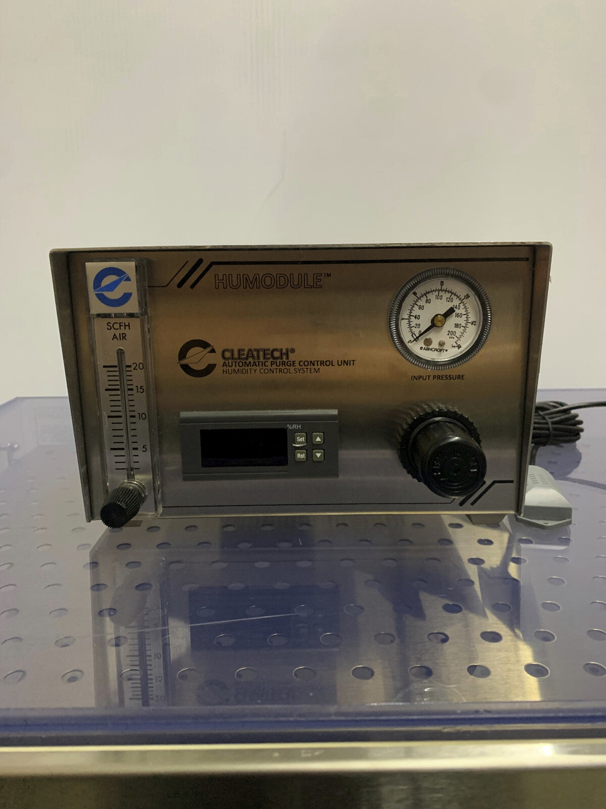 CLEATECH HUMODULE AUTOMATISCHE PURGE CONTROL VOCHTIGHEIDSDESSICATOR MET KAST/STANDAARD