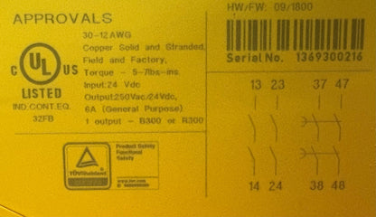 PHOENIX SAFETY RELAY PSR-ESD-30 PSR-SCP- 24DC/ESD/4X1/30 ORDER NO 2981800