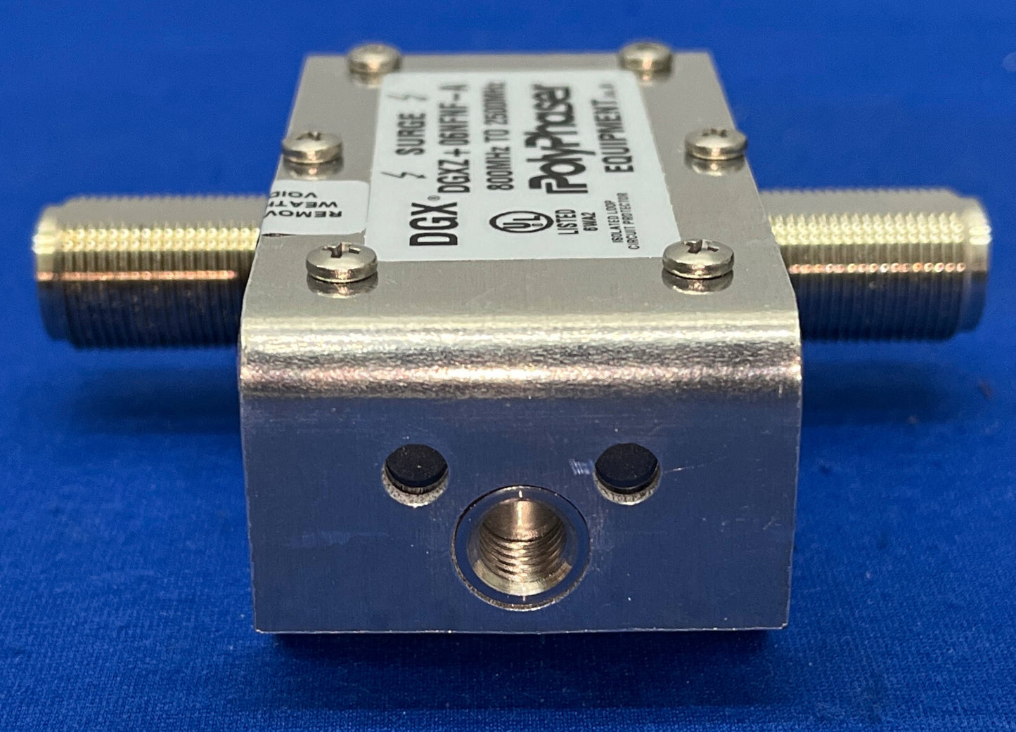 PROTECTION DE CIRCUIT À BOUCLE ISOLÉE POLYPHASER ® DGX ® / DGXZ+06NFNF-A