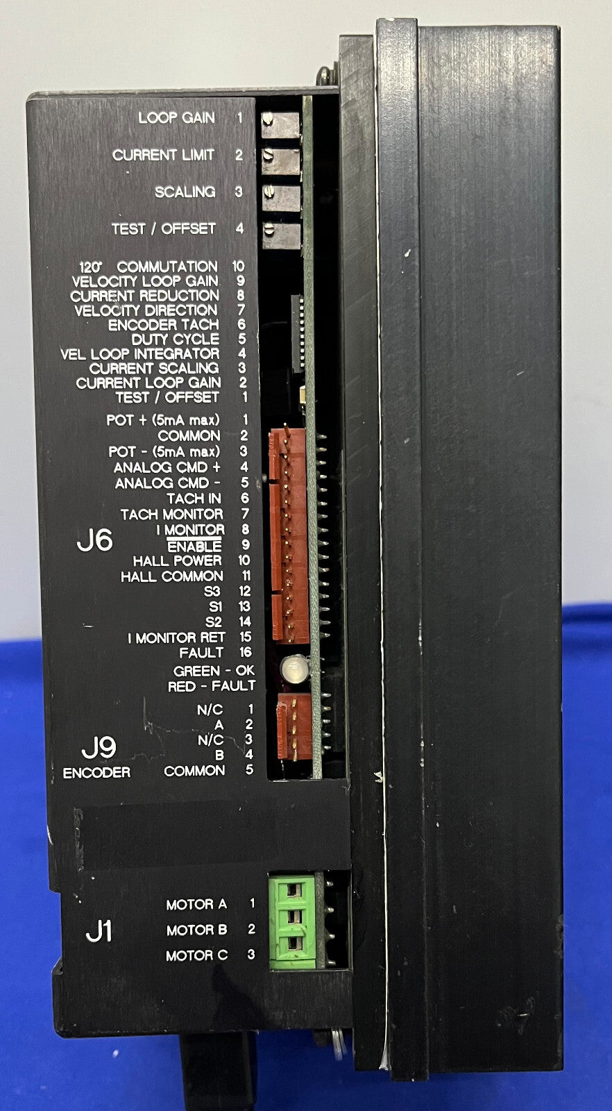 KOLLMORGEN SILVERLINE ROL-20012-0000 SERVO AMPLIFICATORE ANALOGICO A LINEA - PARTI