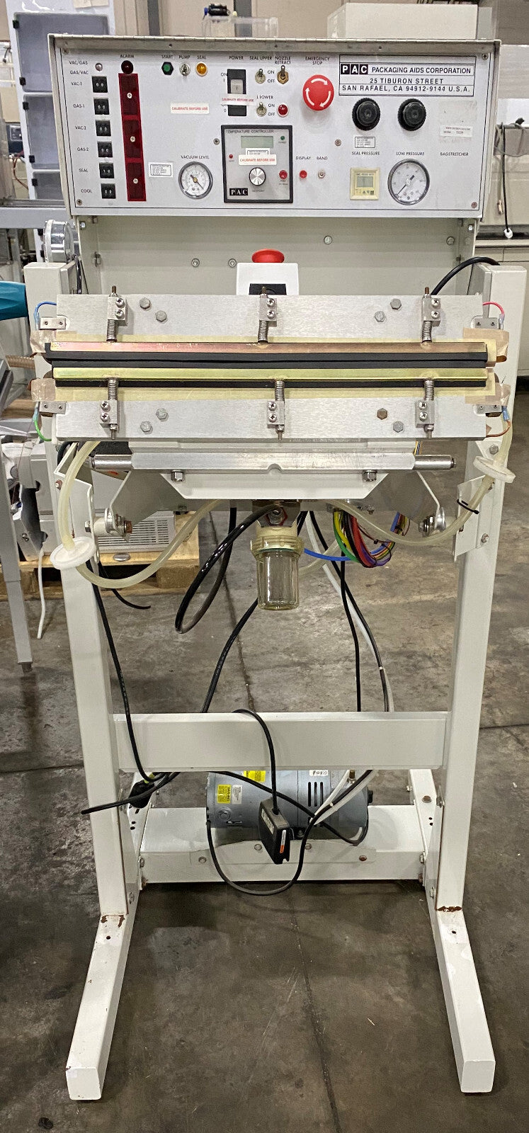 PAC VERPACKUNGSHILFEN MEDVAC GA18 MEDIZINISCHES BEUTEL-VERSCHMELZGERÄT 230V 50/60HZ 15A