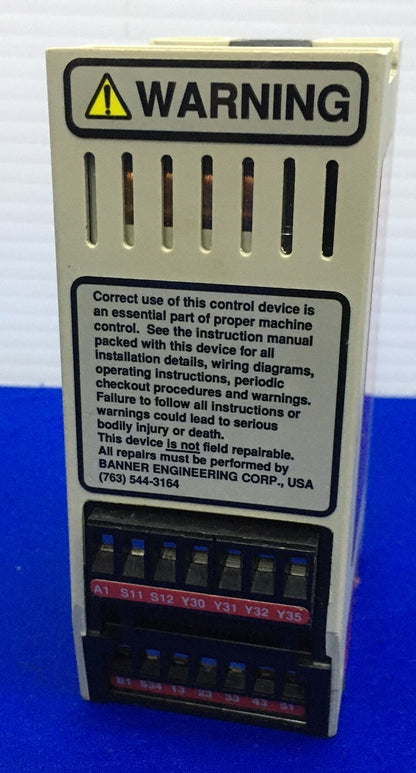 RELÈ DI CONTROLLO SICUREZZA MACCHINA BANNER ES-GA-5A / ESGA5A