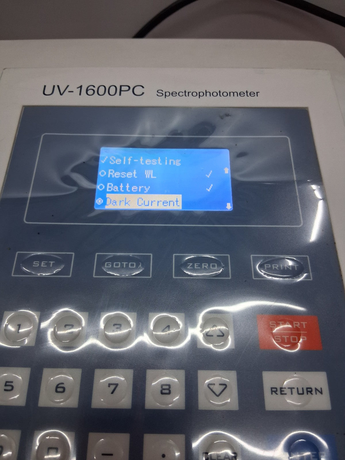 VWR UV-1600PC SPECTROPHOTOMETER 110 V AC 120 W 60 HZ 15A TESTED WORKS