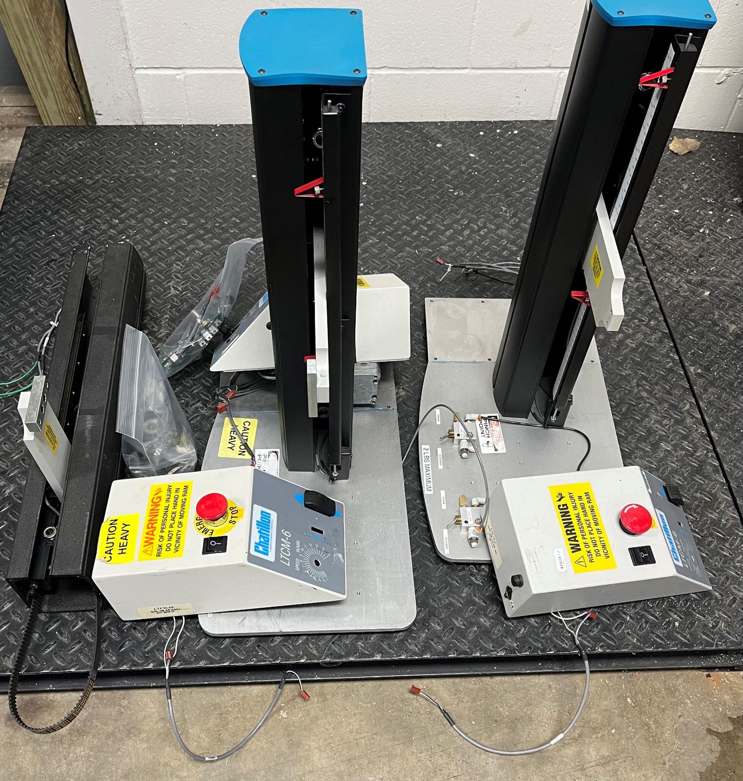 PIEZAS VARIAS PARA EL COMPROBADOR DE FUERZA CHATILLON LTCM-6E - VER IMÁGENES PARA LAS PIEZAS