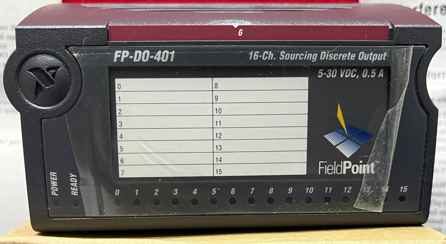 NATIONAL INSTRUMENTS FP-DO-401 POINT DE TERRAIN 16 CANAUX 5-30 VCC