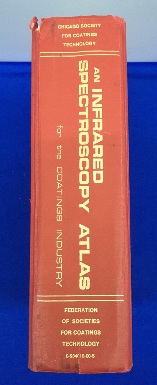 ATLANTE DI SPETTROSCOPIA INFRAROSSA PER L'INDUSTRIA DEI RIVESTIMENTI 0-934010-00 Copr 1980
