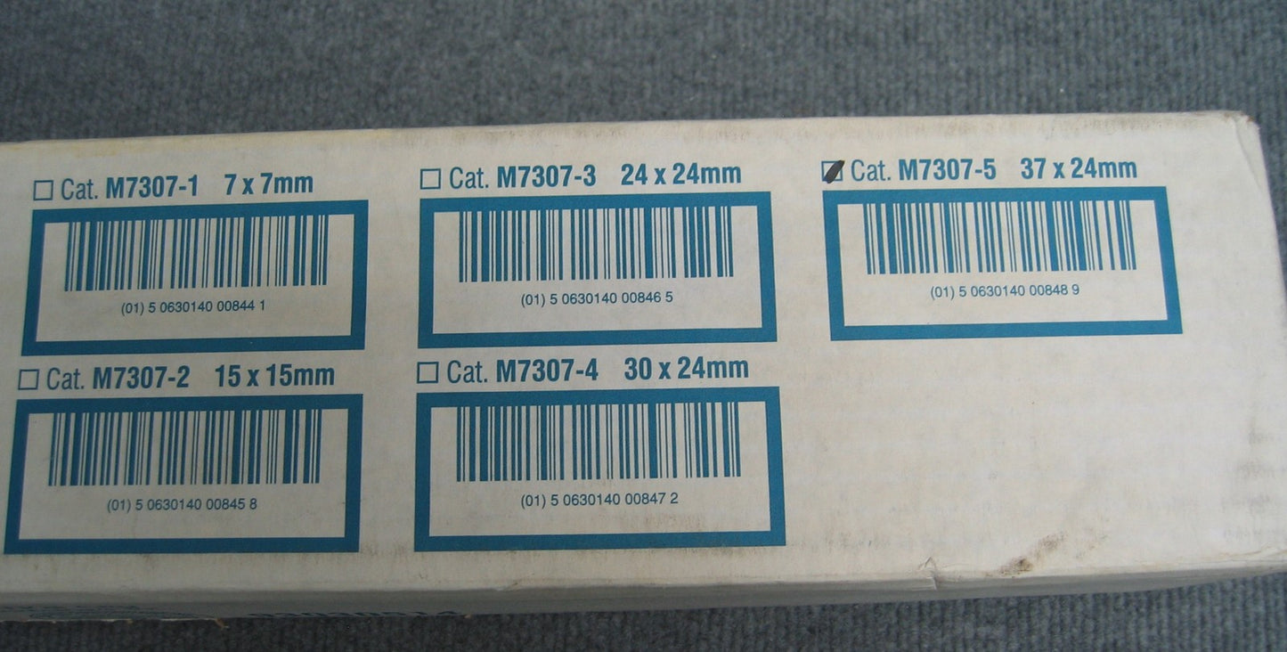ALLEGIANCE HEALTHCARE CORP., KAT. M7307-5 37 x 24 mm Grundform