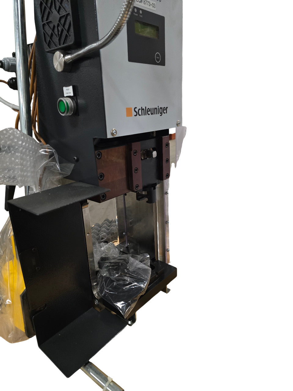 SCHLEUNIGER UNICRIMP 100 CRIMPER 2.2 TONS 40MM STROKE 135.78 MM SHUT HEIGHT NEW